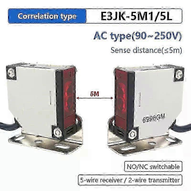 Bestseller Fsw E3JK-DS30M1/R4M1/5DM1 Diffuse Photoelectric Induction Switch Sensor 220V AC/DC Universal