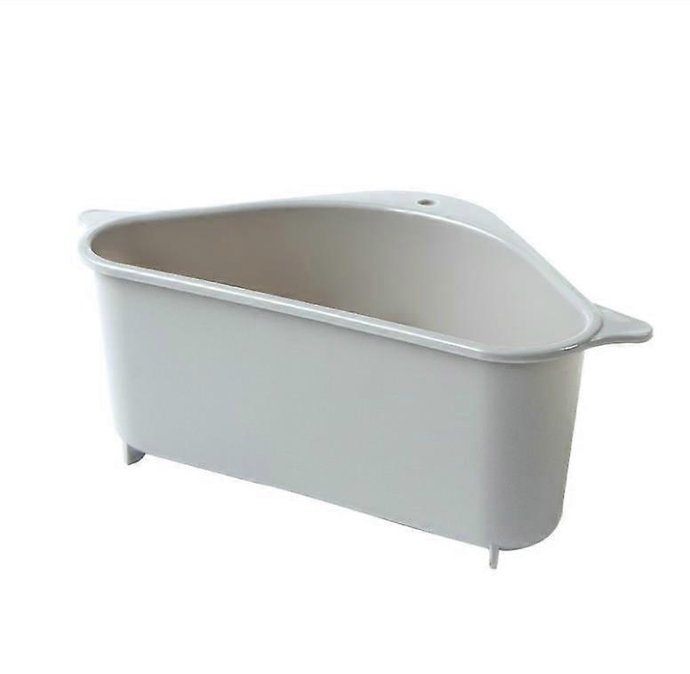 Wsevypo Sink Basket, Triangular Multifunctional Drain Shelf Sink Storage Holder