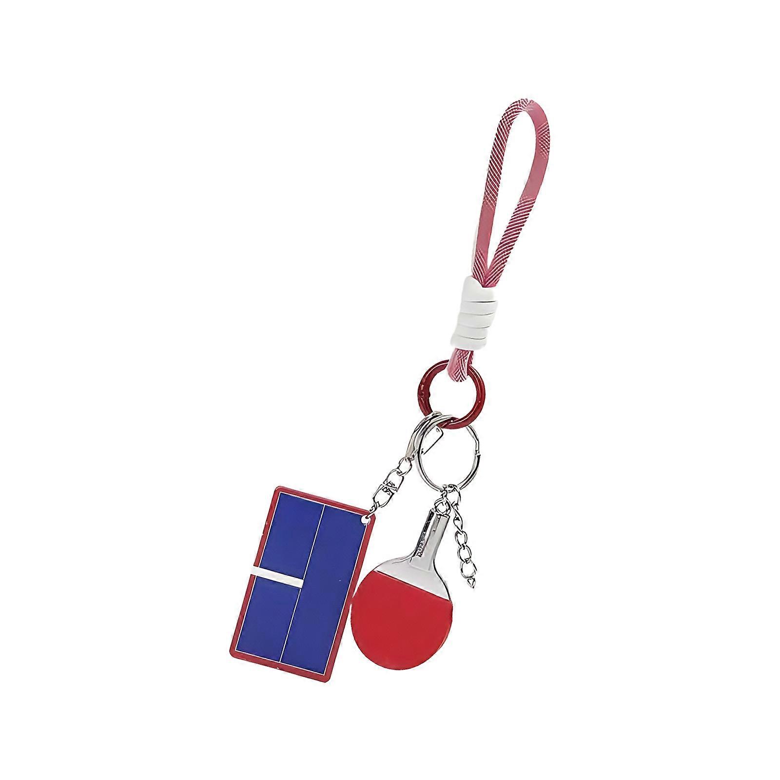 Elegant Shuttlecock Key Owner Permanent Mixed Substance Workmanship Flexible Use On Backpacks Suitcases Creative DIY Project Multicolor