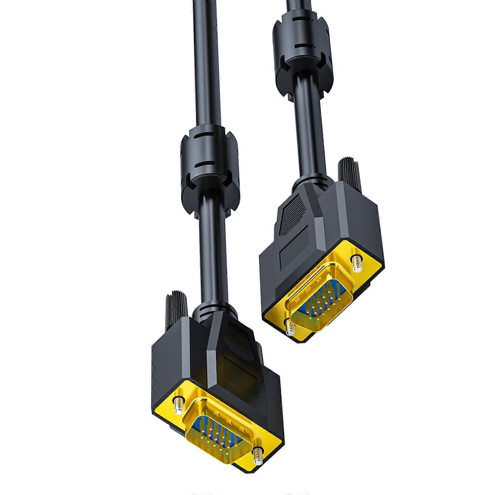 VGA Shielding Video Cable with AntiInterference Technologys Supports 1080P Resolution for Office and Home Use Multicolor