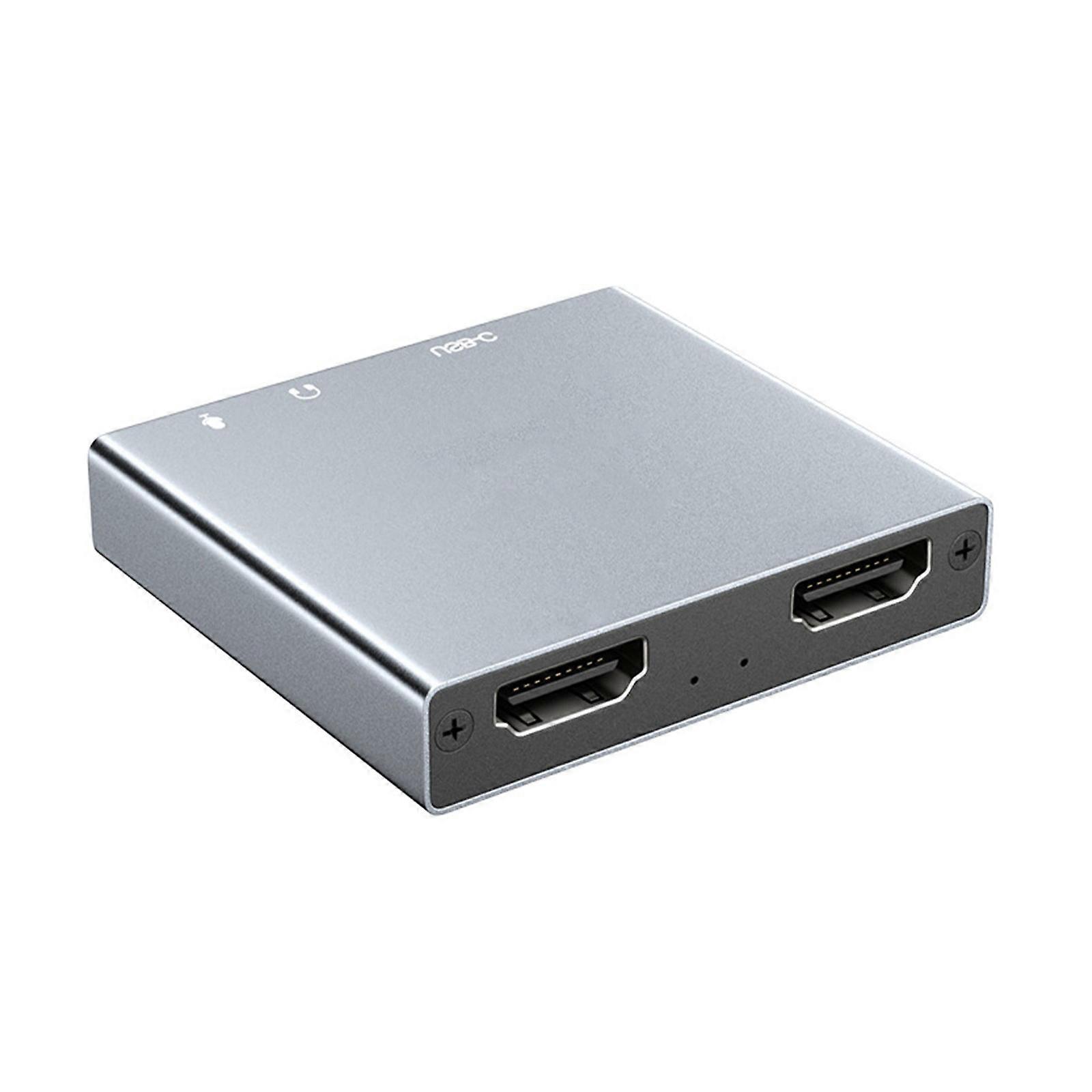 High Performances USB HDTV Video Capture Card 4K 30Hz Compatible for Multiple HDTV Interfaces for Seamlessly Streaming Multicolor