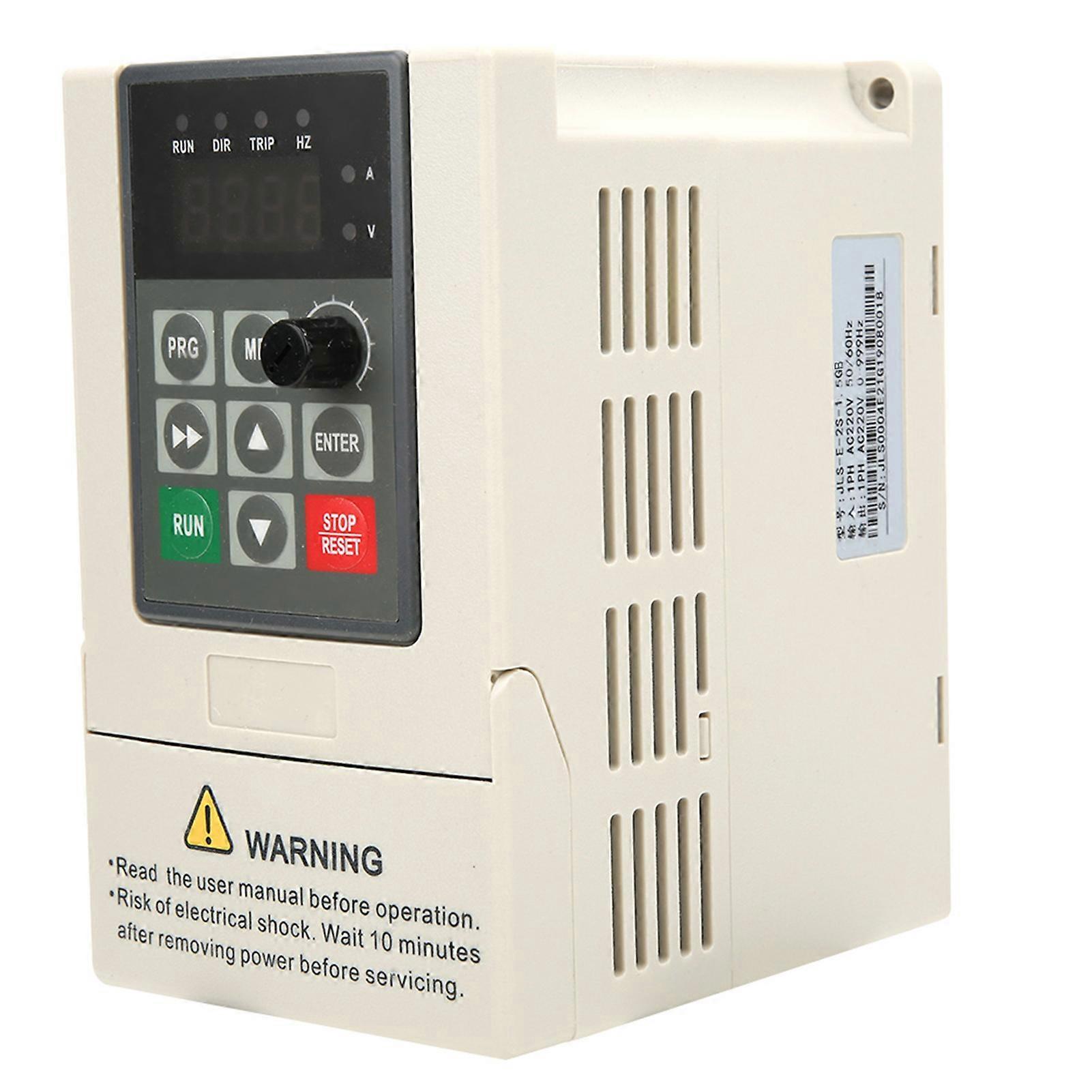 VFD Inverter 220V Single Phase Input Single Phase Output Frequency Converter (1.5KW 7A)