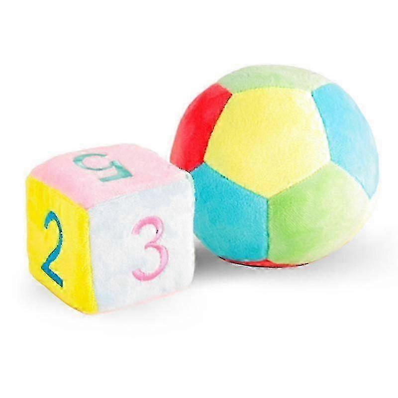 Plush fabric football fabric dice parent-child game toys
