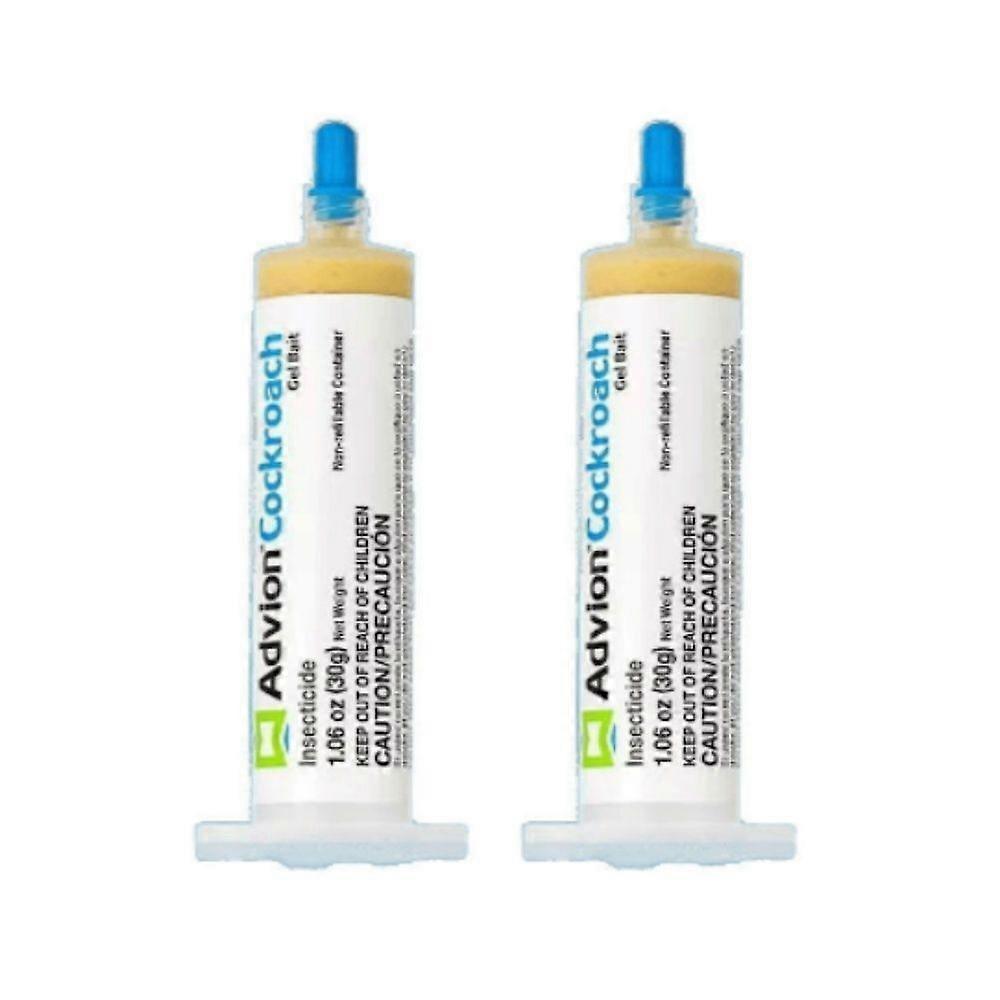 2X Cockroach Gel Bait Roach Control Pest Killer with Plunger Tip for Floor Kitchen