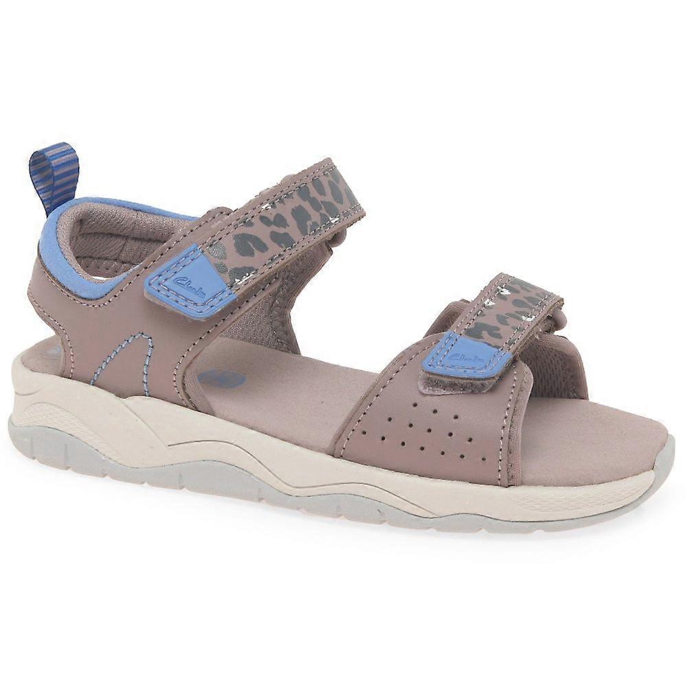 Clarks Clowder Print K Girls Sandale