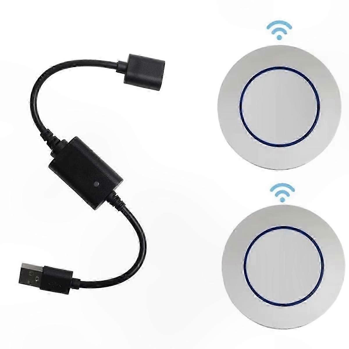 DC 5V Wireless USB Remote Control Switch Driver Power on OFF for USB LED Light Strip Reading Lamp Light Fan 433