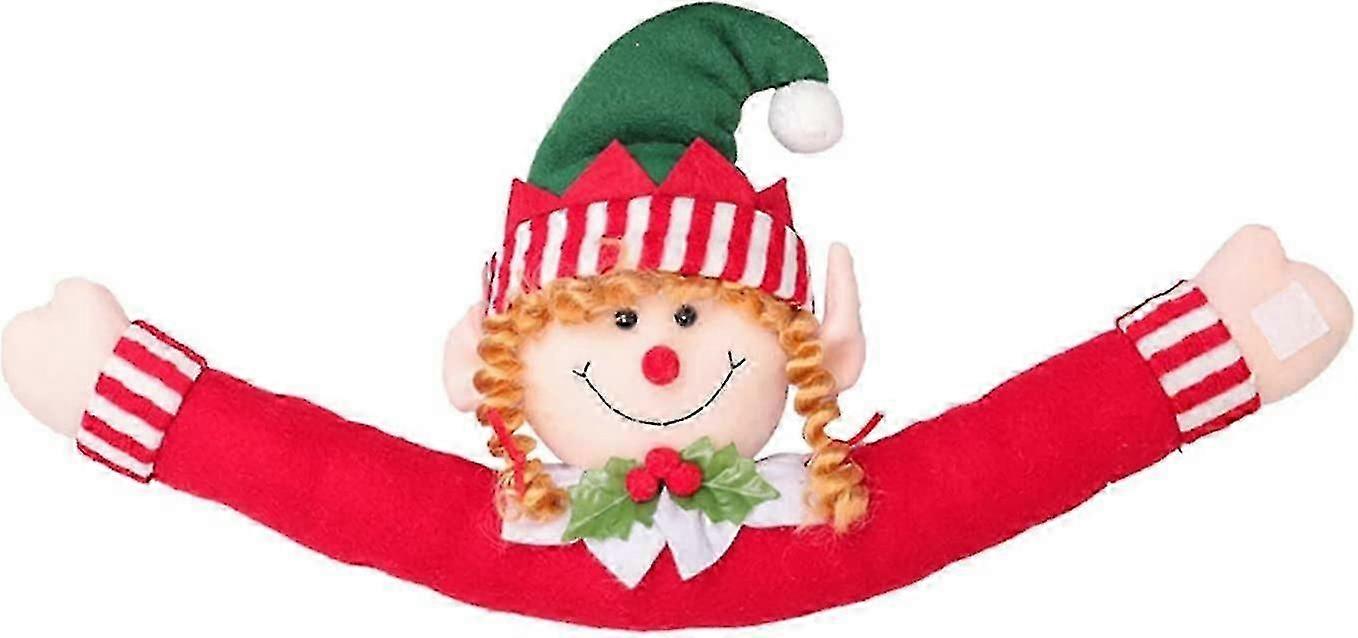 2Pcs Christmas Elf Curtain Tiebacks, Christmas Curtain Holder, Christmas Elf Curtain Buckle For Christmas Party Decoration