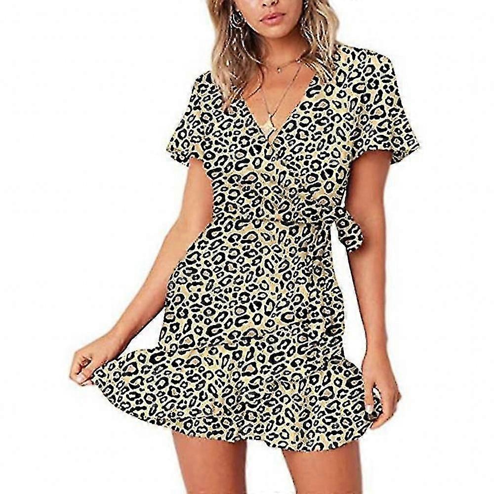 Abito estivo con scollo a V per donna