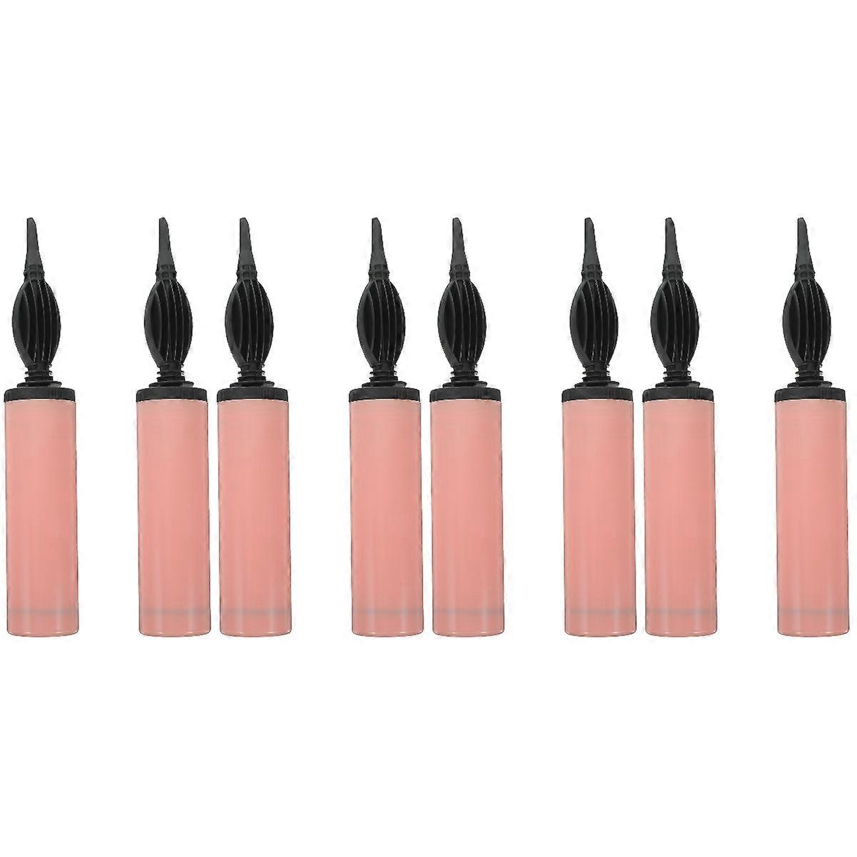 8 Pcs Air Pump Hands Push-type Inflator Balloon for Balloons Tire Column Bag Manual Inflated