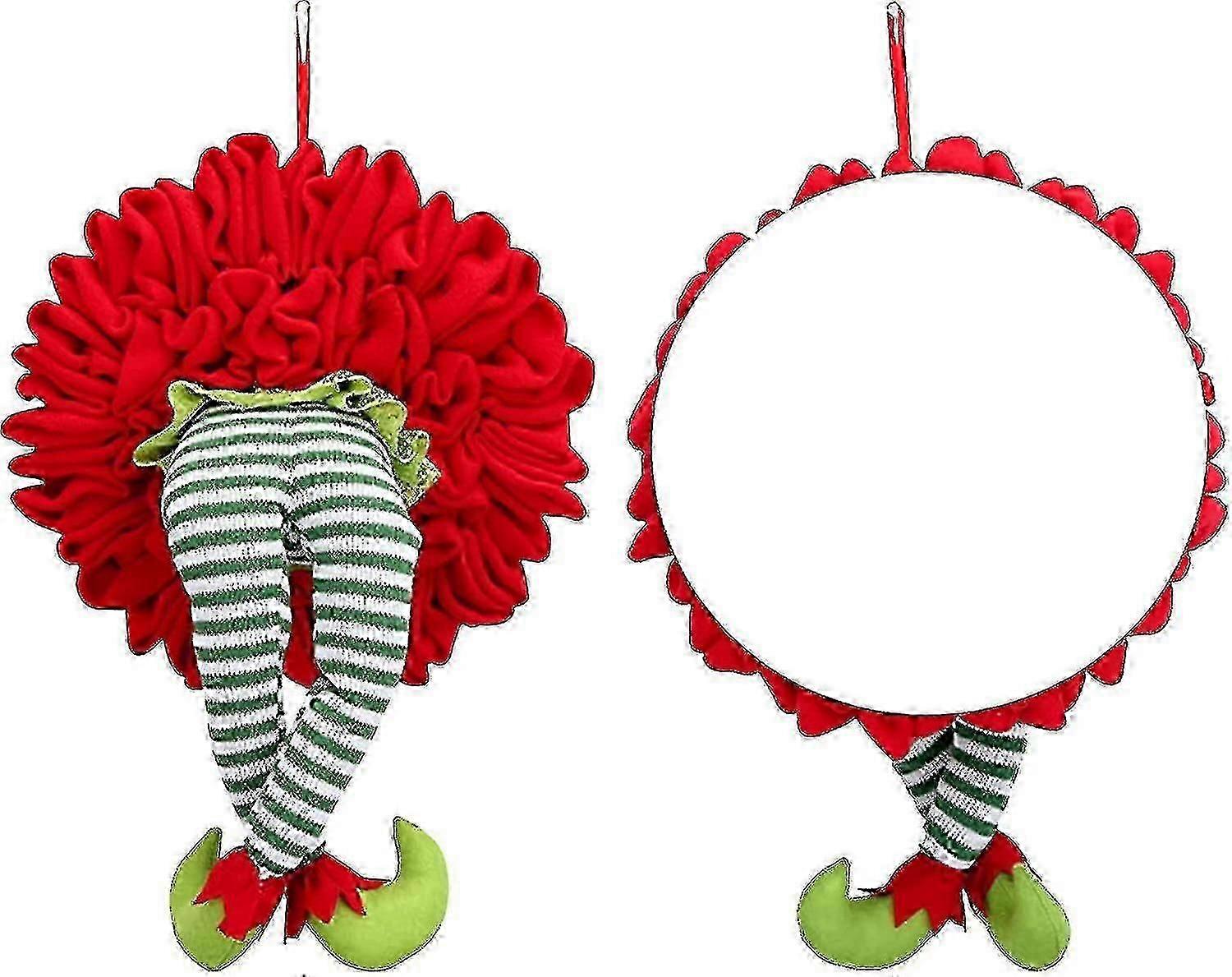 クリスマス泥棒リースクリスマスエルフレッグリースクリスマス