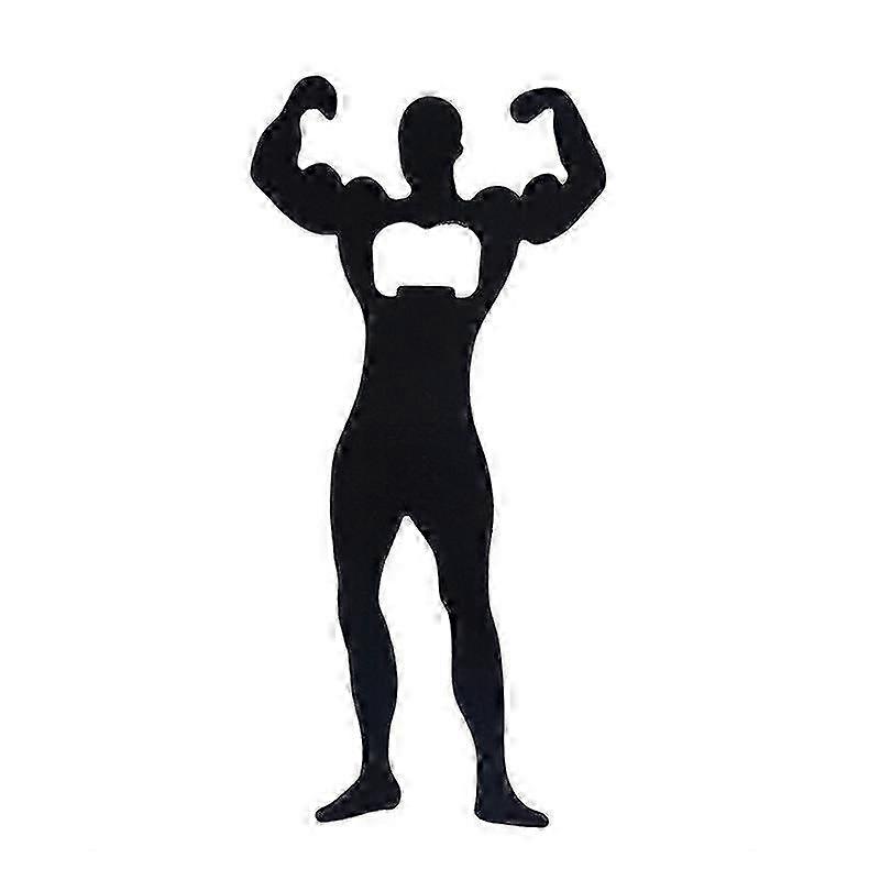 Man Shape Bottle Opener in Solid Metal for Party and Bar Essentials