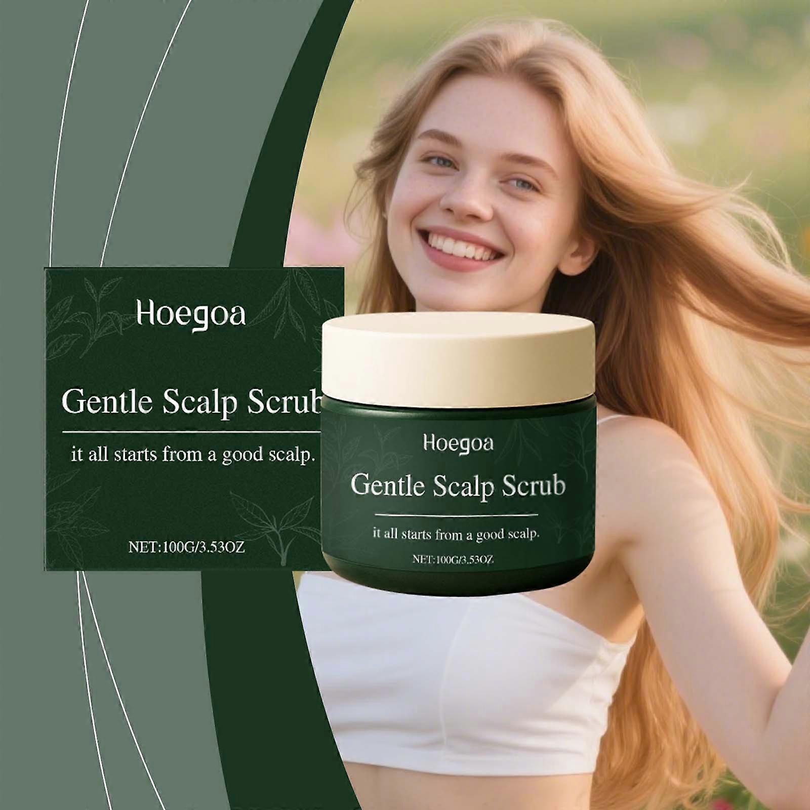 Hoegoa Nourishing Scalp Scrub With Mild Ingredients, It Cleanses, Nourishes, Fills And Comforts The Scalp