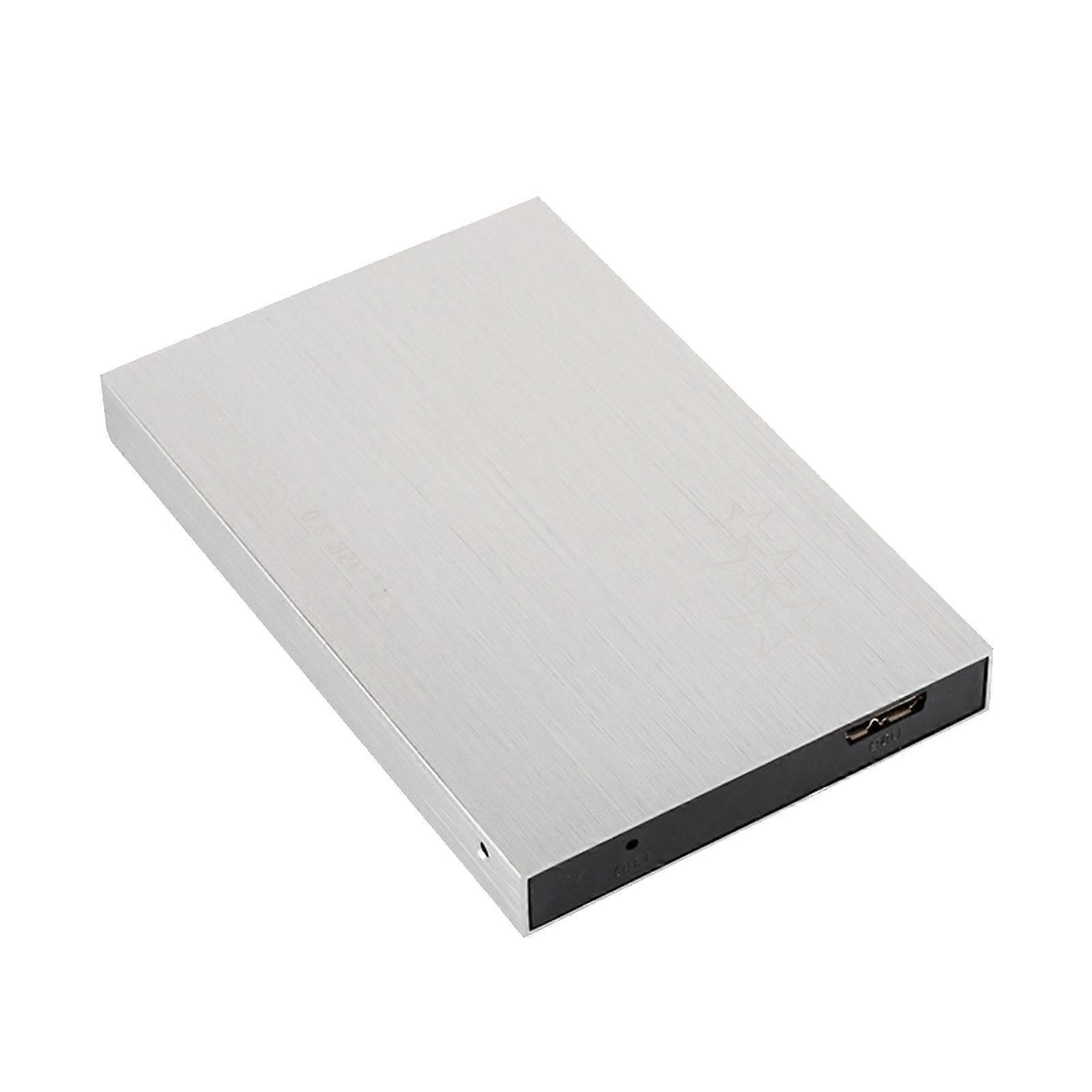 USB3.0 2.5inch External Hard Drives Enclosure Easy Installation Hard Drive Disk Box Enclosure Data Transfer for PC  Silver