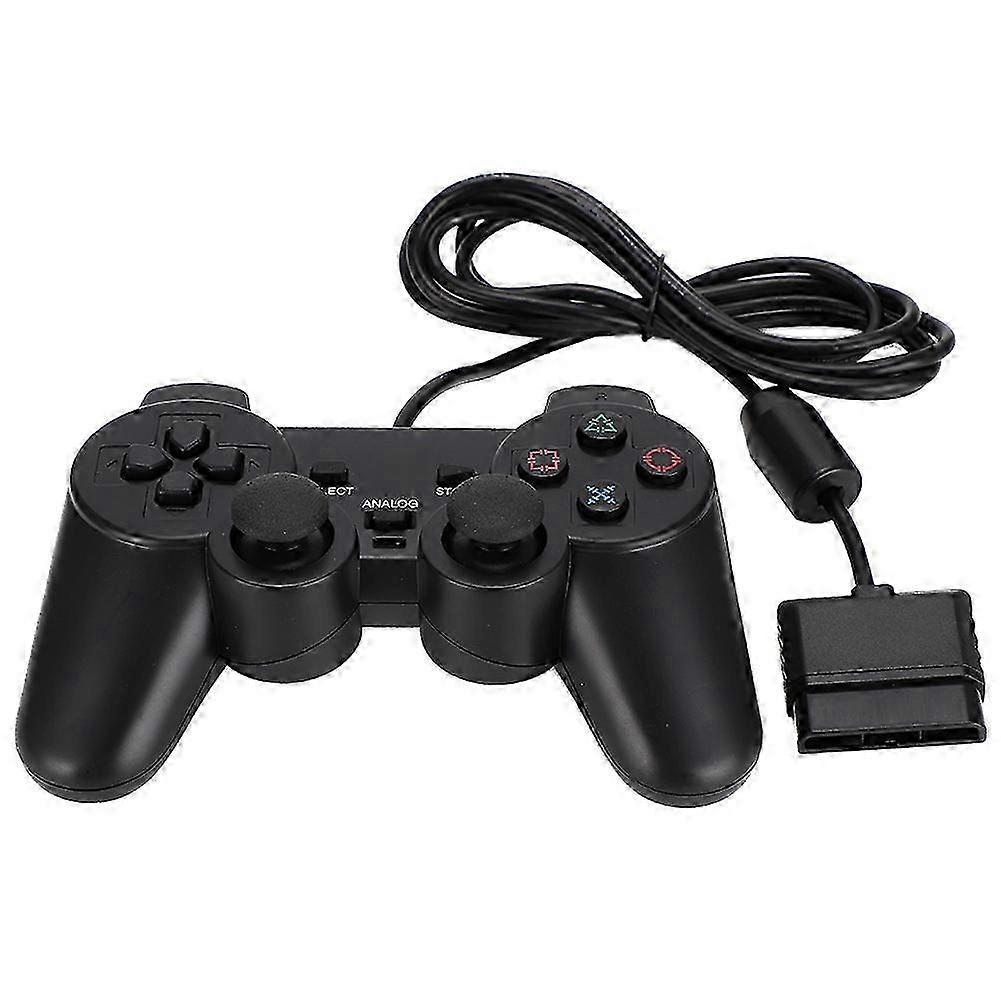25-26 Dual Motor Highly Sensitive Wired Gamepad Game Handle for PS2 Game Console Controller