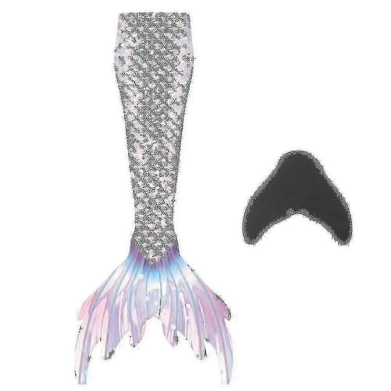 ذيول حورية البحر للسباحة للأطفال والكبار مع زعانف أحادية