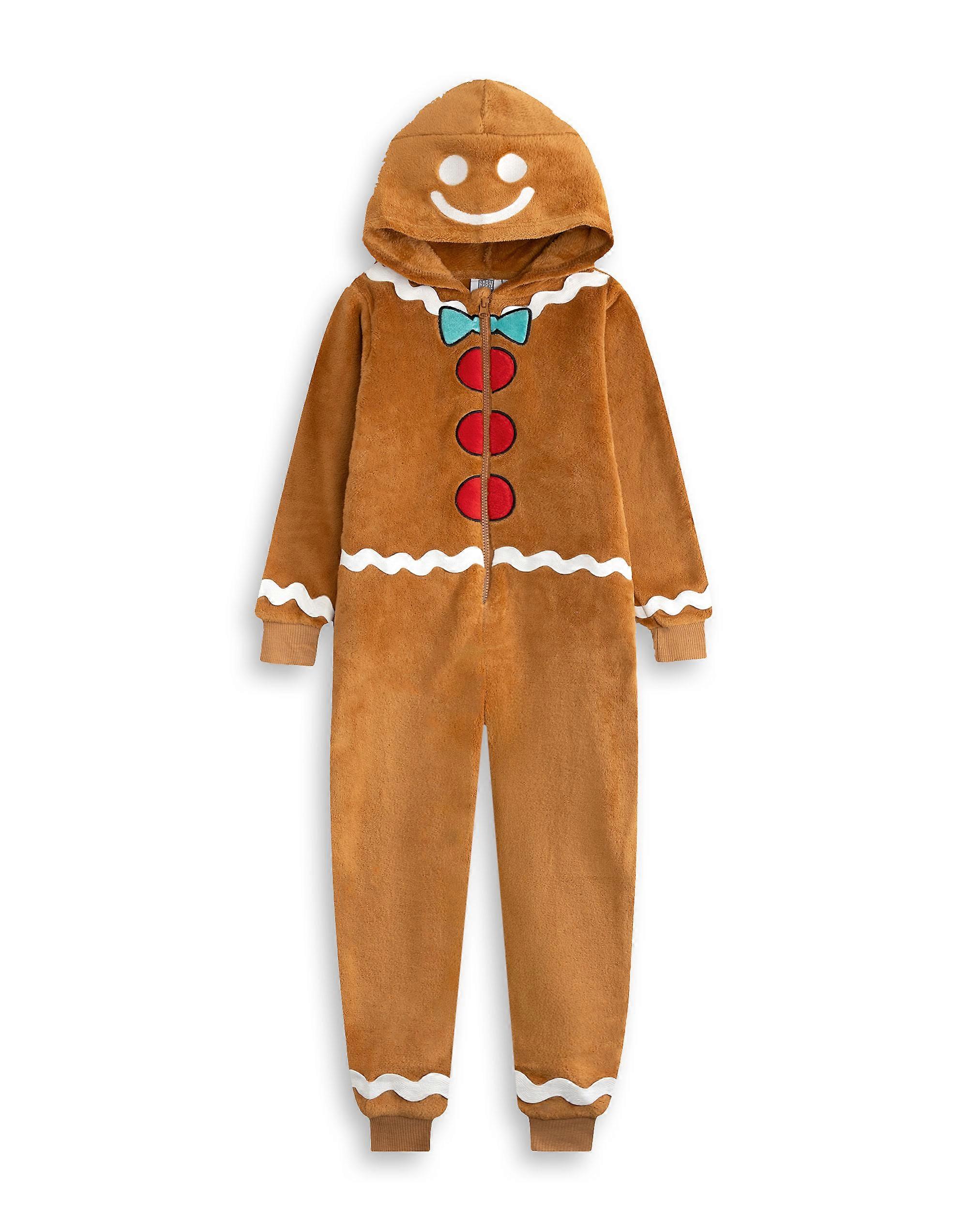 Show Me The Merch Unisex Kids Onesie Brown Gingerbread