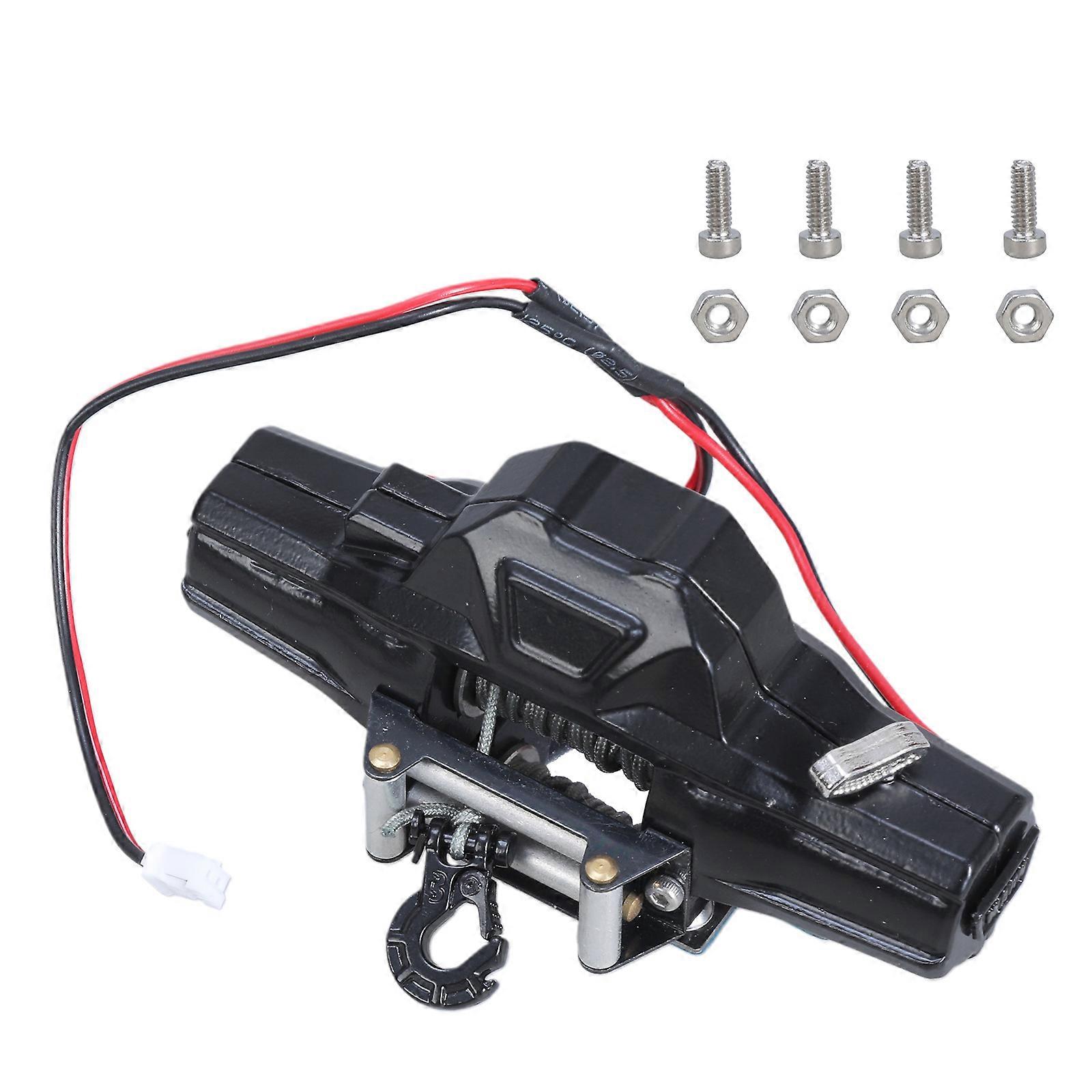 RC Dual Motors Automatic Winch Wireless Remote Controllers System for 1:10 RC Crawler Car Axials SCX10 90046 TRX4 Multicolor