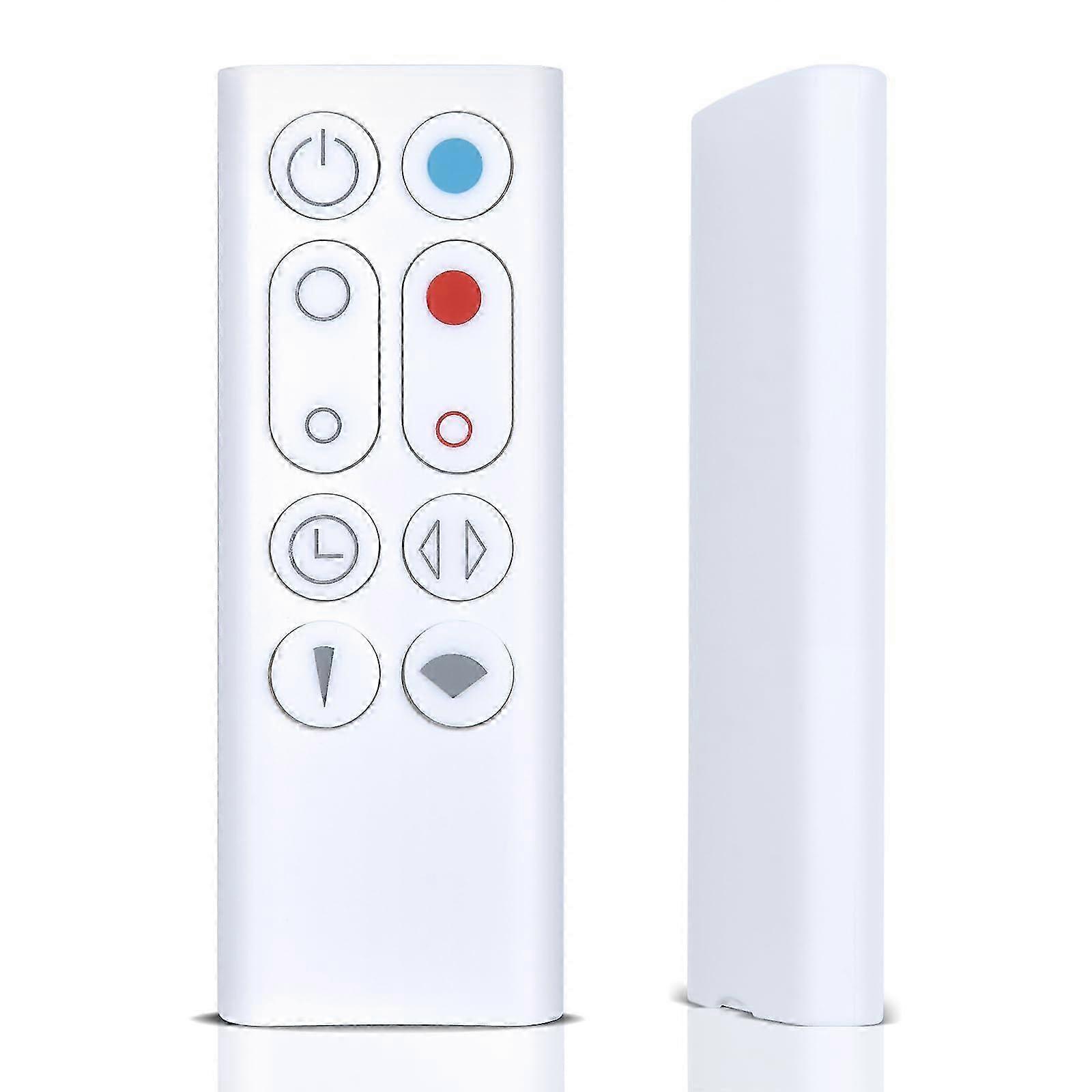 Replacement Remote Control for Dyson Am09 Hot+Cool Tower Fan Heater (White) - 96653801 Compatible Remote