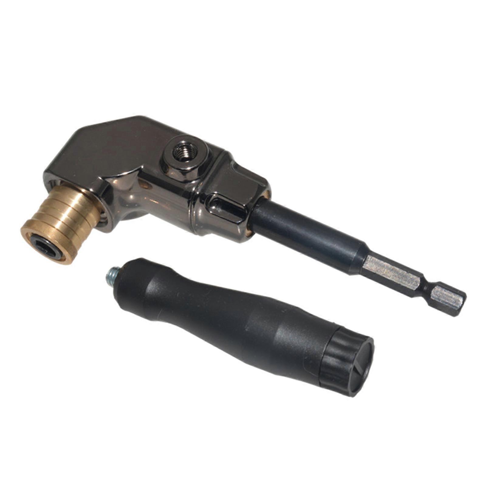 Self-Locking 90° Right Angle Screwdriver Hold Drive Bit Angle Extension Electric Screw Driver Angle Driver Hand Tool Multicolor