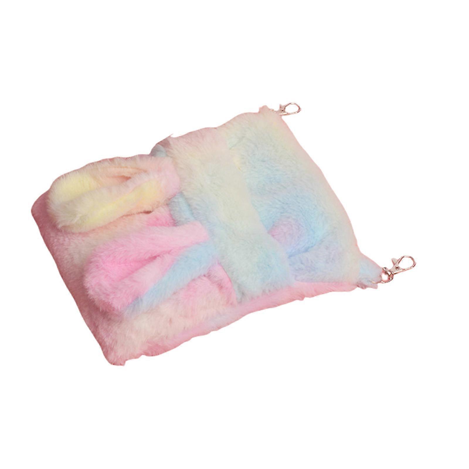 Fleecehängande skydd för sockerglidare, maskintvättbar sovpåse med förstärkta sömmar, utomhusbruk inomhus, rosa