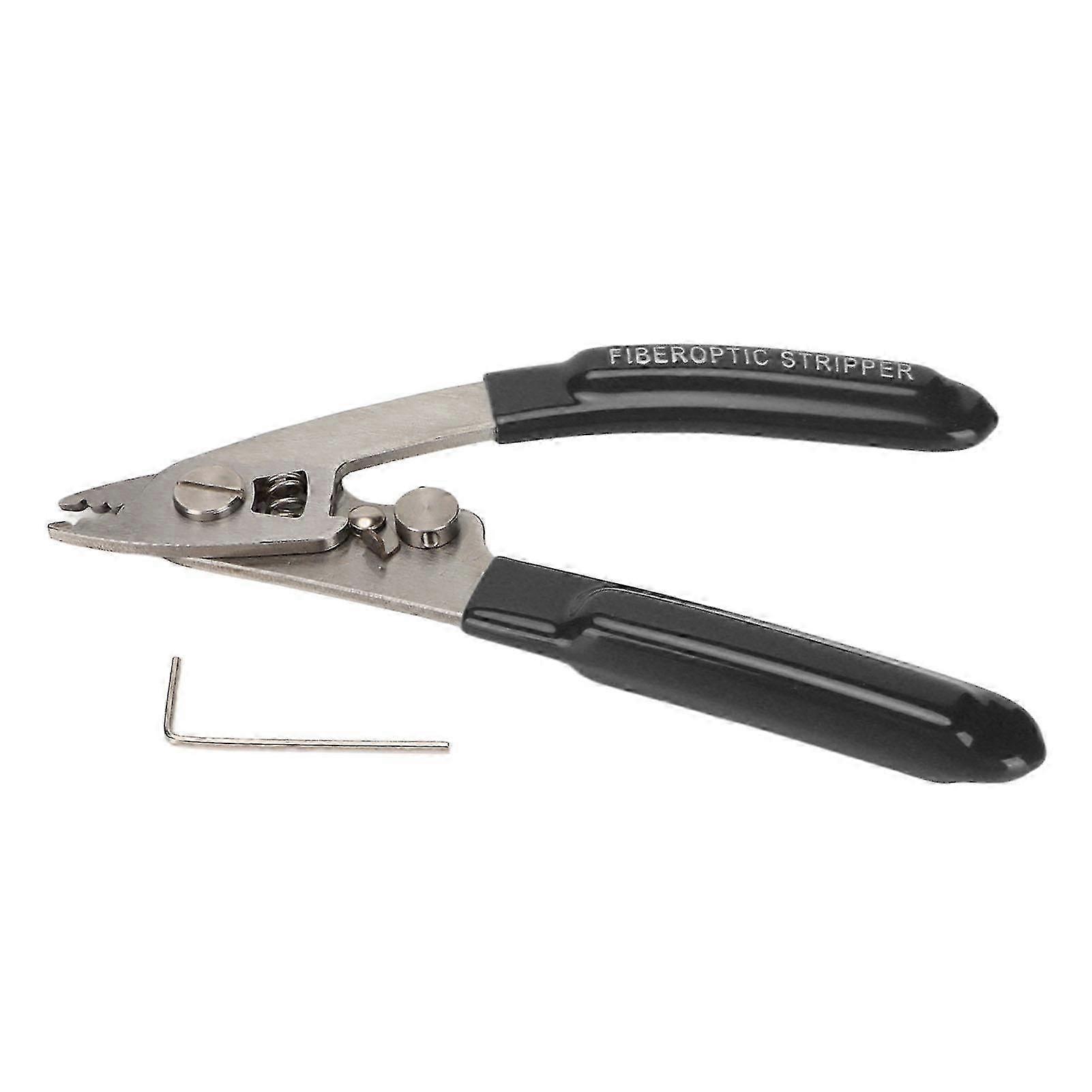 Fiber Stripper High Safety Precise Operation Portable 3 Hole Wire Stripper Tool for Working Technicians Electricians Installers