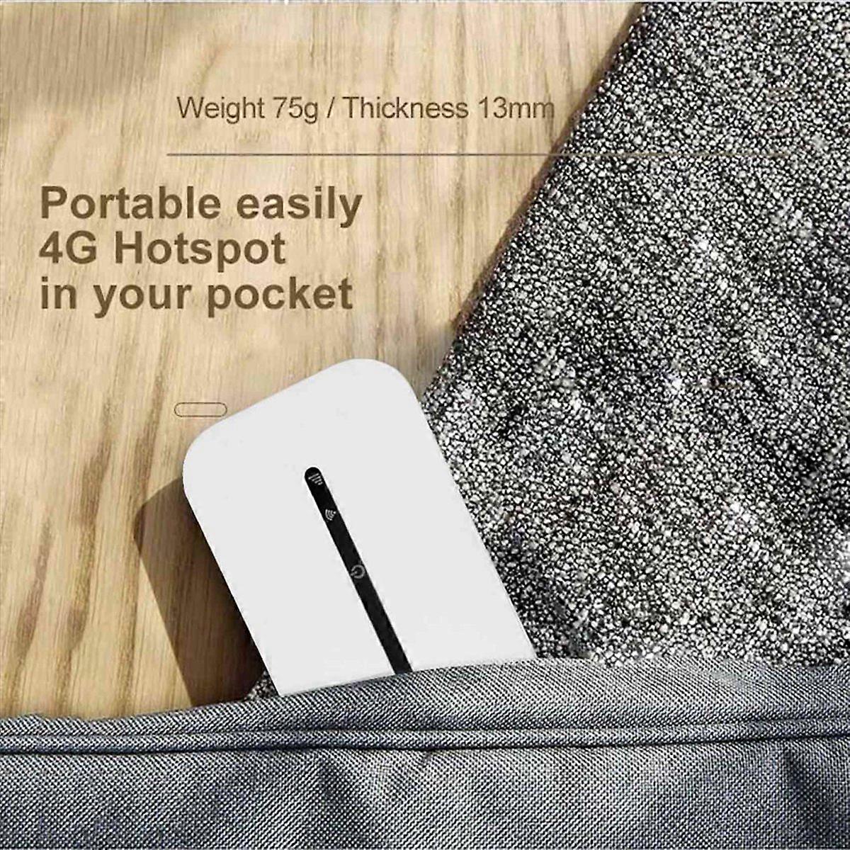 4X 4G Pocket MiFi WiFi Router 150Mbps WiFi Modem Auto Mobile Wifi Wireless Hotspot mit SIM-Kartensteckplatz