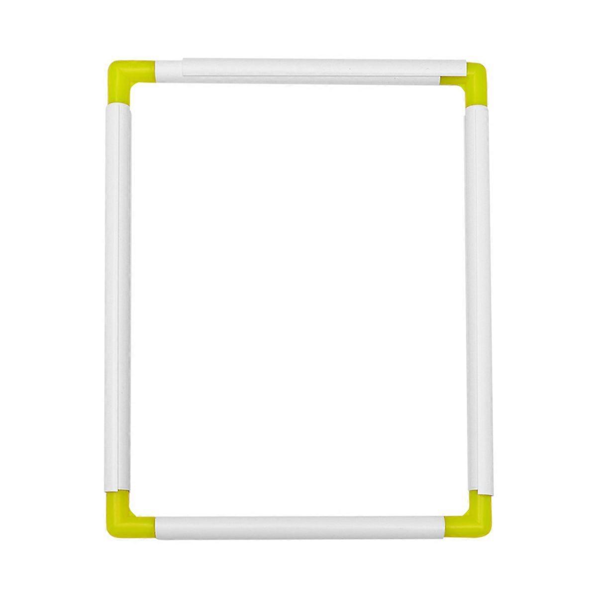 1Pc Square Embroidery Frame Portable Cross Stitch Frame for Embroidery Quilting Needlepoint Random Color (Post-assembly Inner Diameter 30x40cm/11.8x15