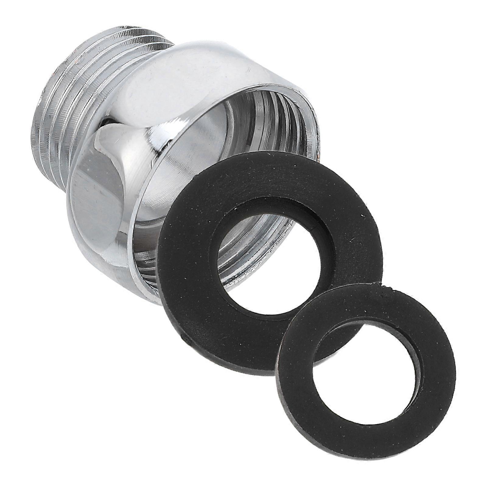 Pipe Conversion Connector Shower Hose Adapter For Bathroom And Garden Water Systems Cylindrical Shape 1Set