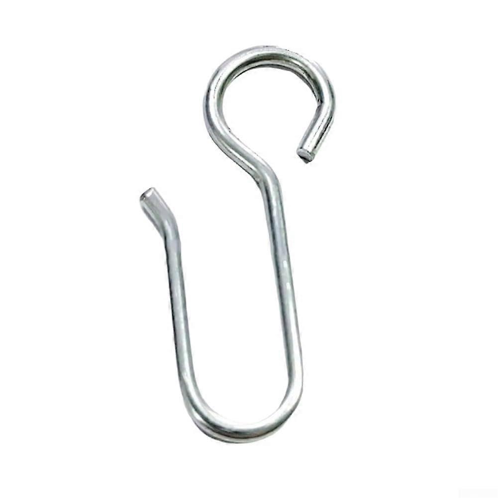 Stainless Steel Curtain Hooks Set of 100 for Shower and Window Tracks, Durable Metal Easy Install Hanging Clips (S21)