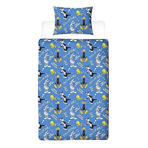 Looney Tunes Thats's All Folks Reversible Duvet Set