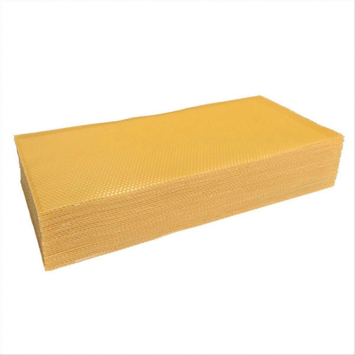 30pcs Bee Hive Foundation Sheets, Deep Beeswax Foundation Sheets