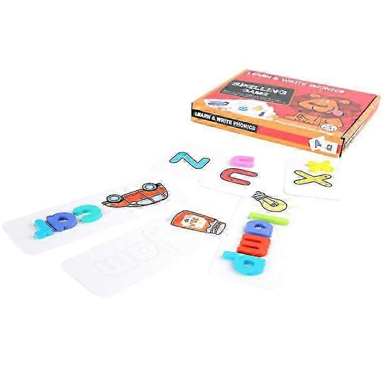 Kindergarten Preschool Digital Enlightenment Teaching Aids Early Education Word Game Cognitive Word Toy Desktop Game Toy Game Set