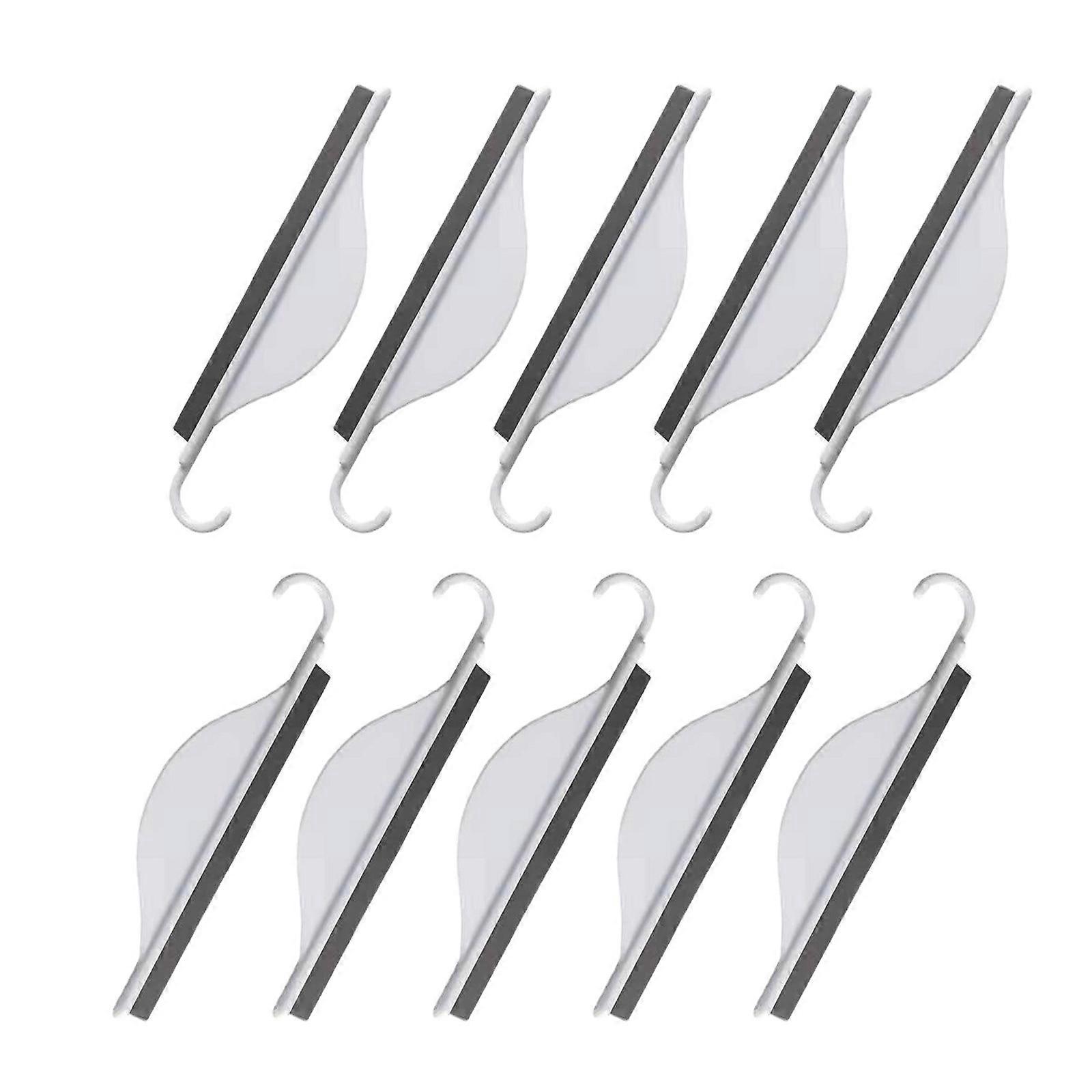 10pack Kitchen Sink Squeegee Countertop Scrubber Rubber Window Cleaner Squeegee with Convenient Hook Multicolor