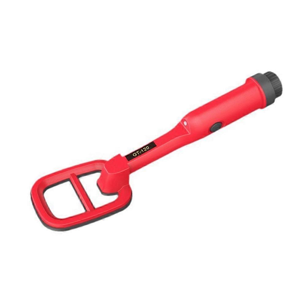 GT120 Handheld Diving Metal Detector Pinpointer Pointer Probe Waterproof Metal Pinpointing 4.2Inch Search Coil Red
