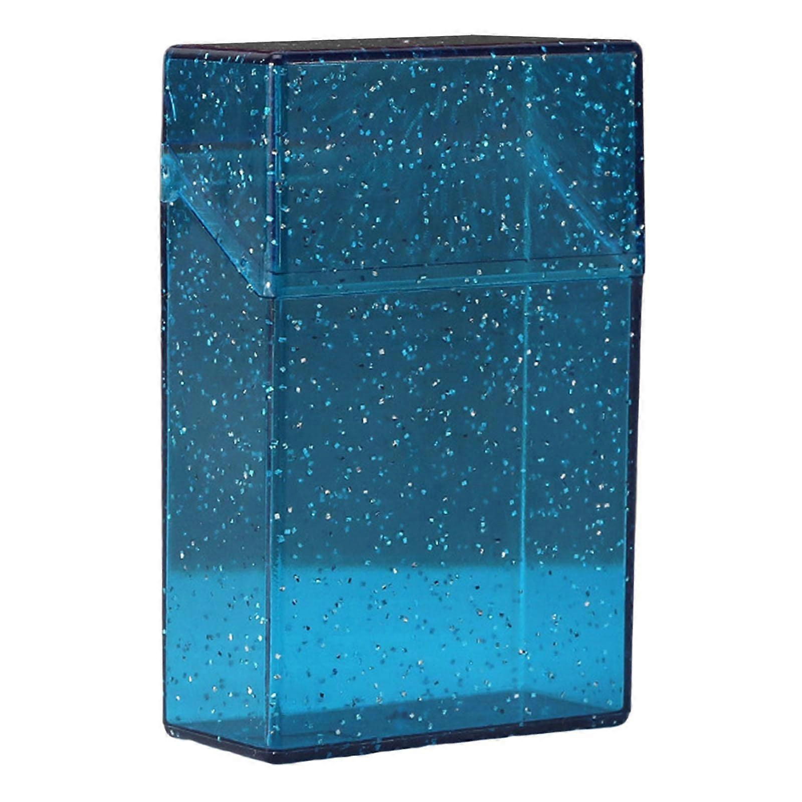 Blue Durable Portable Storage Case with Secure Closure for Accessories and Small Items