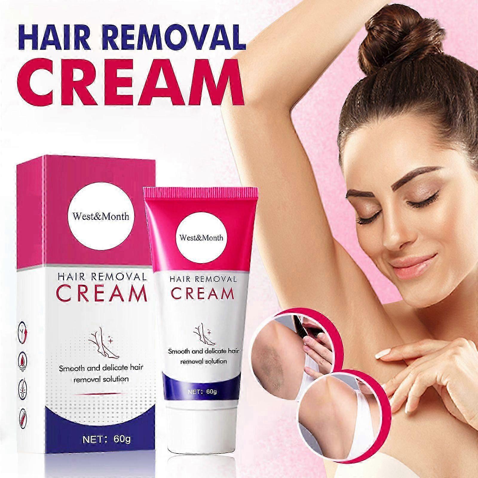 Gentle Hair Removal Cream works quickly