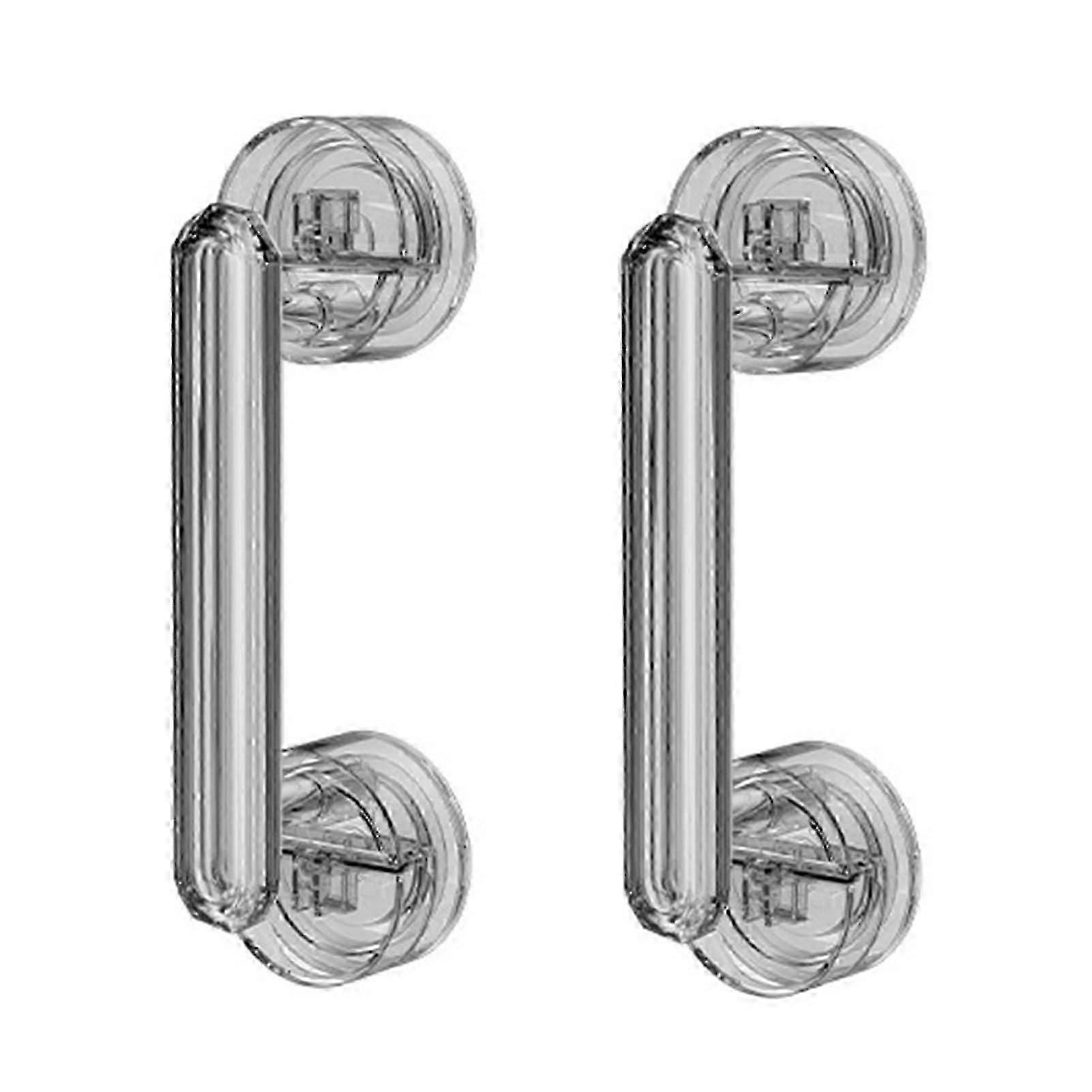 Punch-Free Suction Cup Door Handle Reusable Non-Slip Window Handle for Bathroom Cabinets