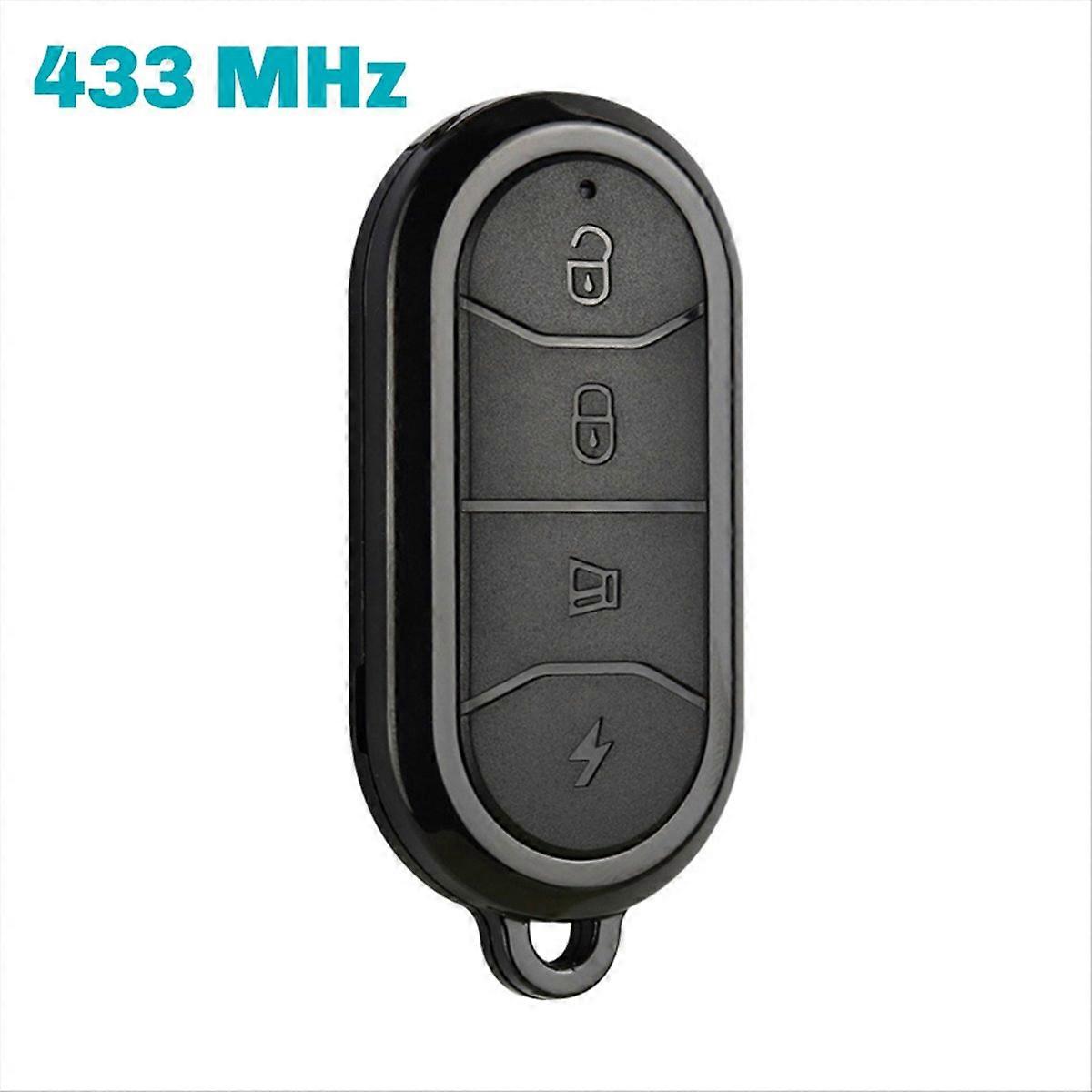Télécommande universelle 433 MHz, duplicateur de porte-clés à 4 boutons, remplacement pour ouvre-porte de garage domestique