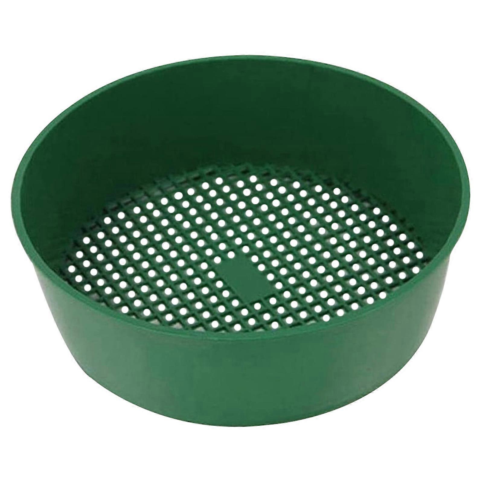 Portable Plastic Soil Sifting Sieve 1 Set Garden Mesh Tool for Manual Gardening