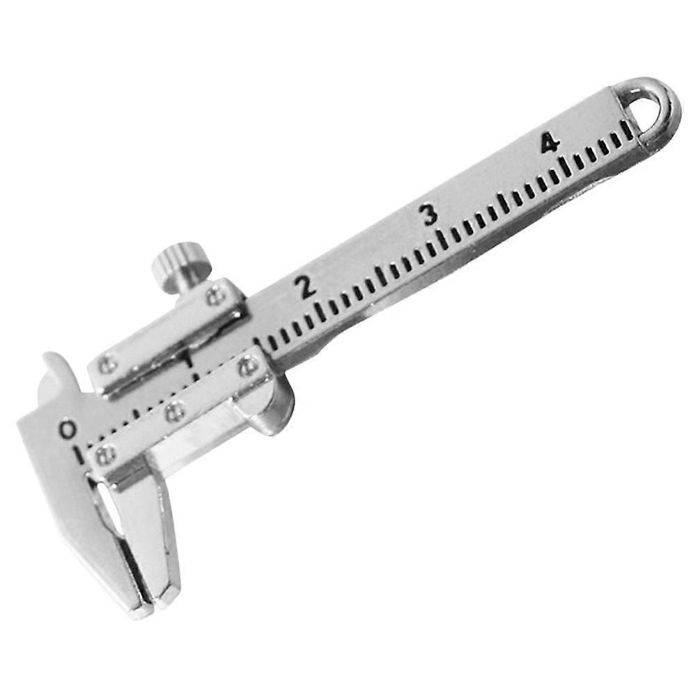 Dollhouse Accessory Mini Vernier Caliper for Decoration Silver Model