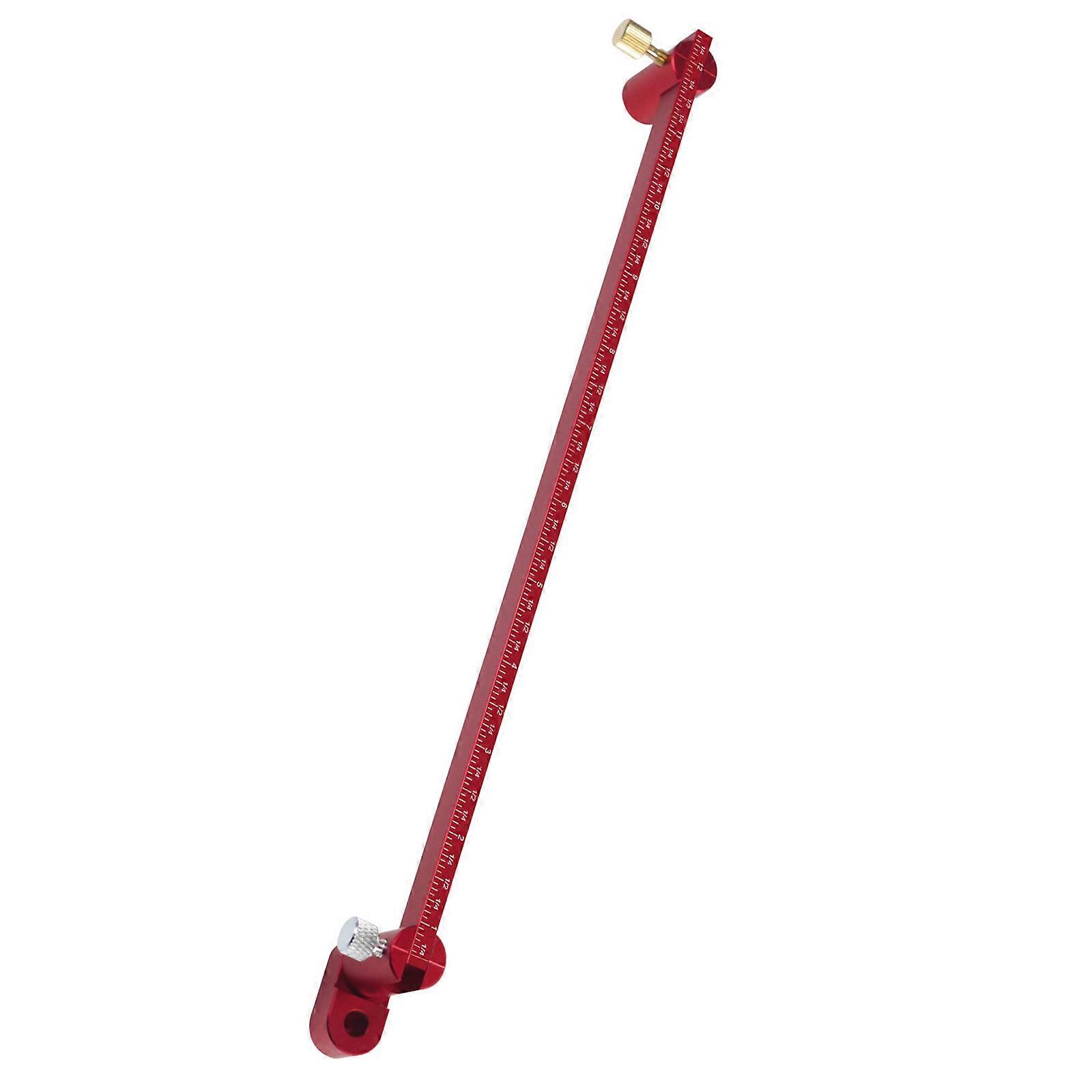 Easy to Use 315mm Woodworking Circles Marker Aluminum Scribing Tool Woodworking Scribing Scriber for Perfect Circles Multicolor