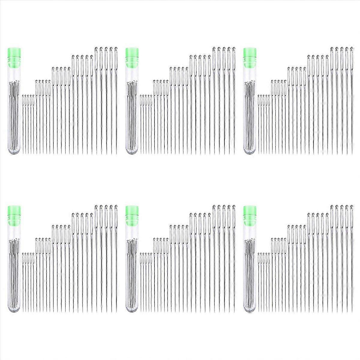 25 Large Eye Stitching Needles - 5 Sizes for Stitching, and Crafting