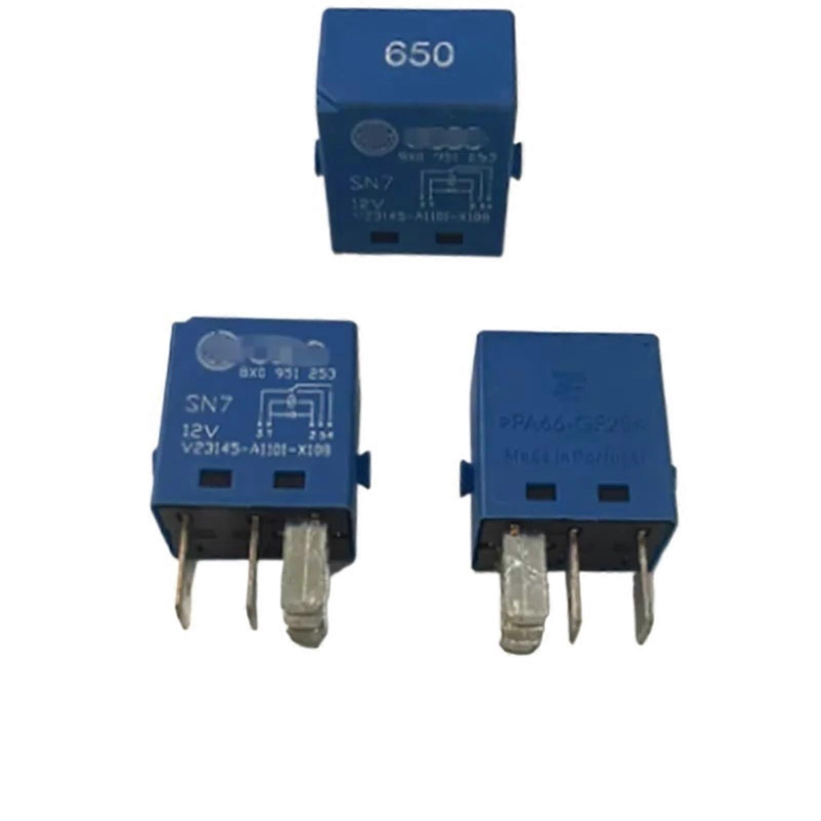 2PCS Automotive Relay for Air Conditioning Fan 650 V23145A1101X108 Fast Reliable Switching