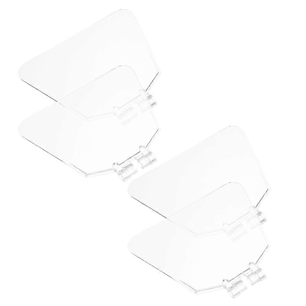 4pcs Universal Bench Grinder Eye Shield Clear Plastic Guard for Effective Protection from Flying Debris