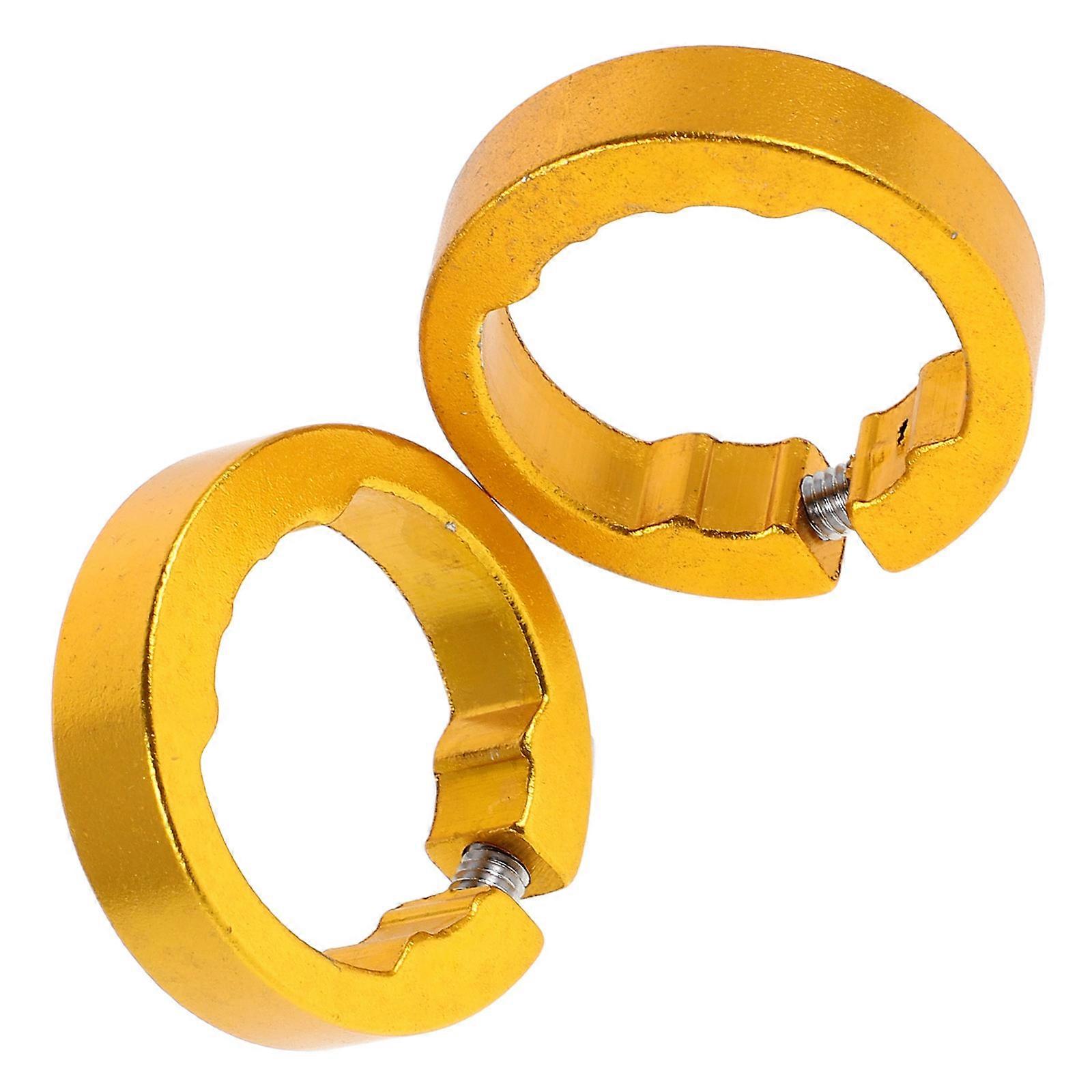 Grip Clamping Ring Bike Handlebar Lock Rings for Securing 2Pcs
