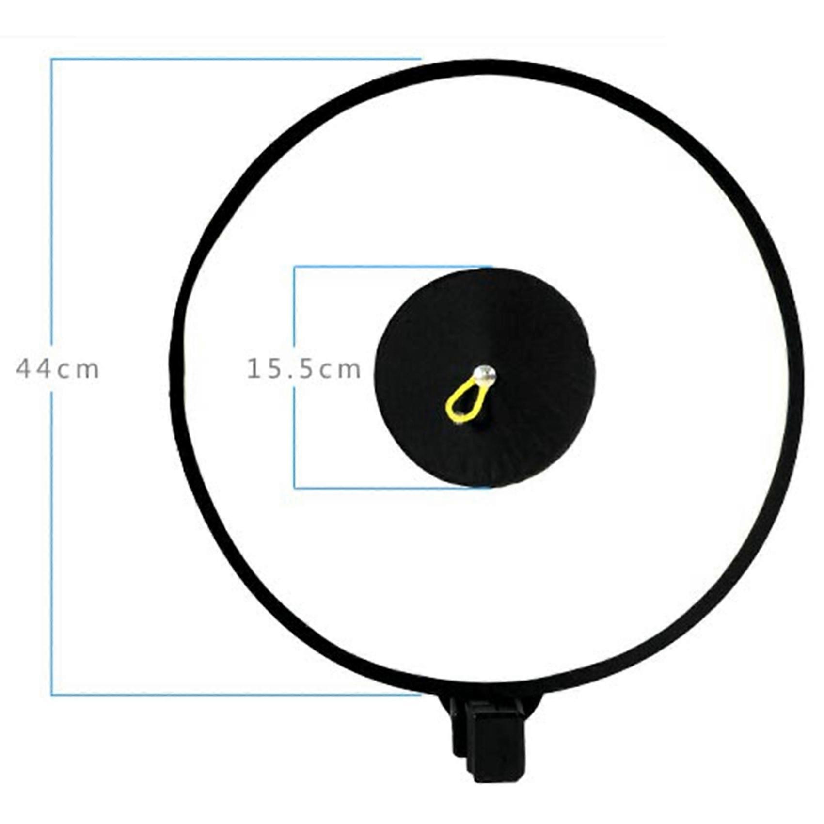 2X Universal 44cm Round Flash Softbox Portable Foldable Style Speedlite Diffuser Reflector Strap for Camera Flash