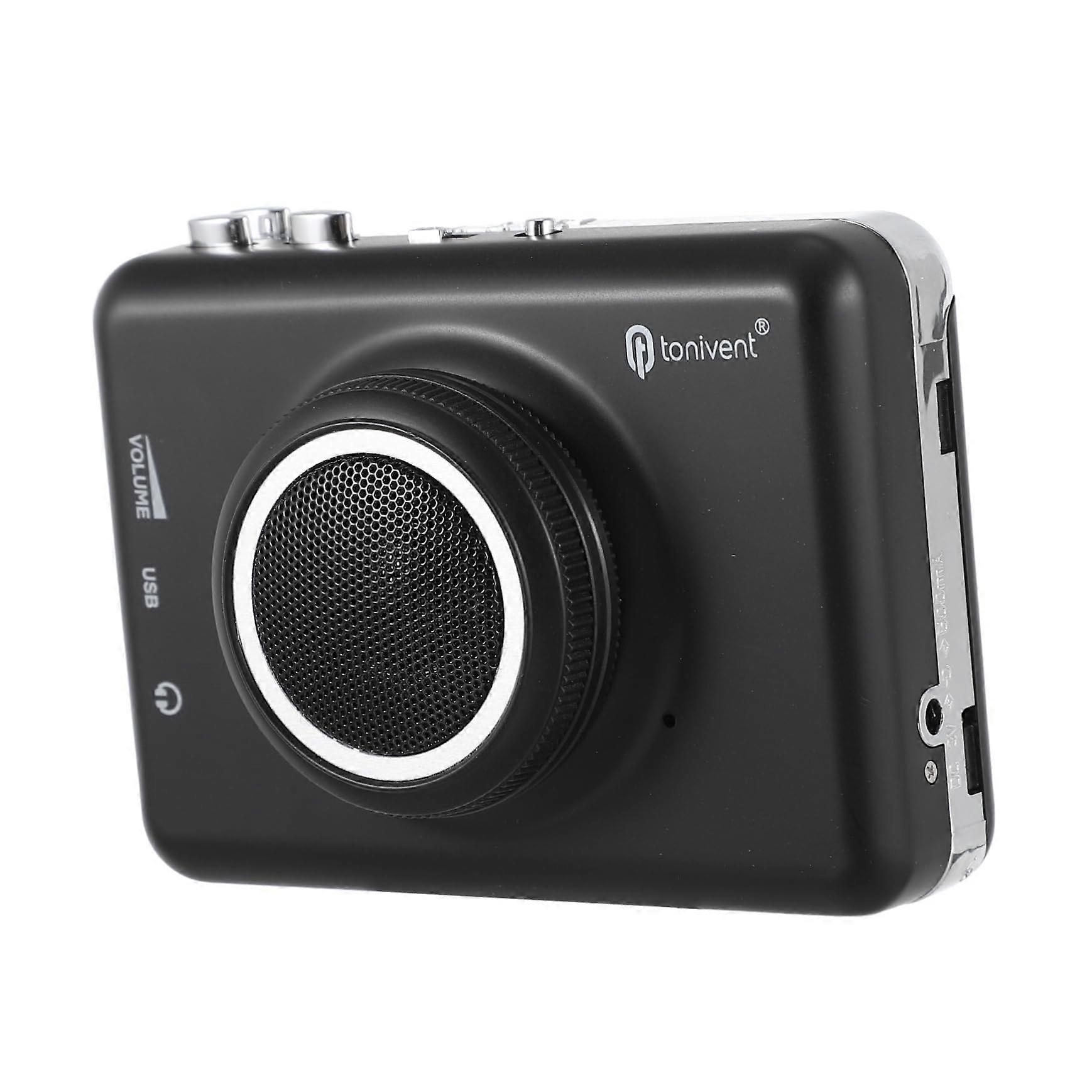 Cassette Player Replacement Tape Converter with Built-In Speaker and Headphone Jack for Enhanced Audio Experience