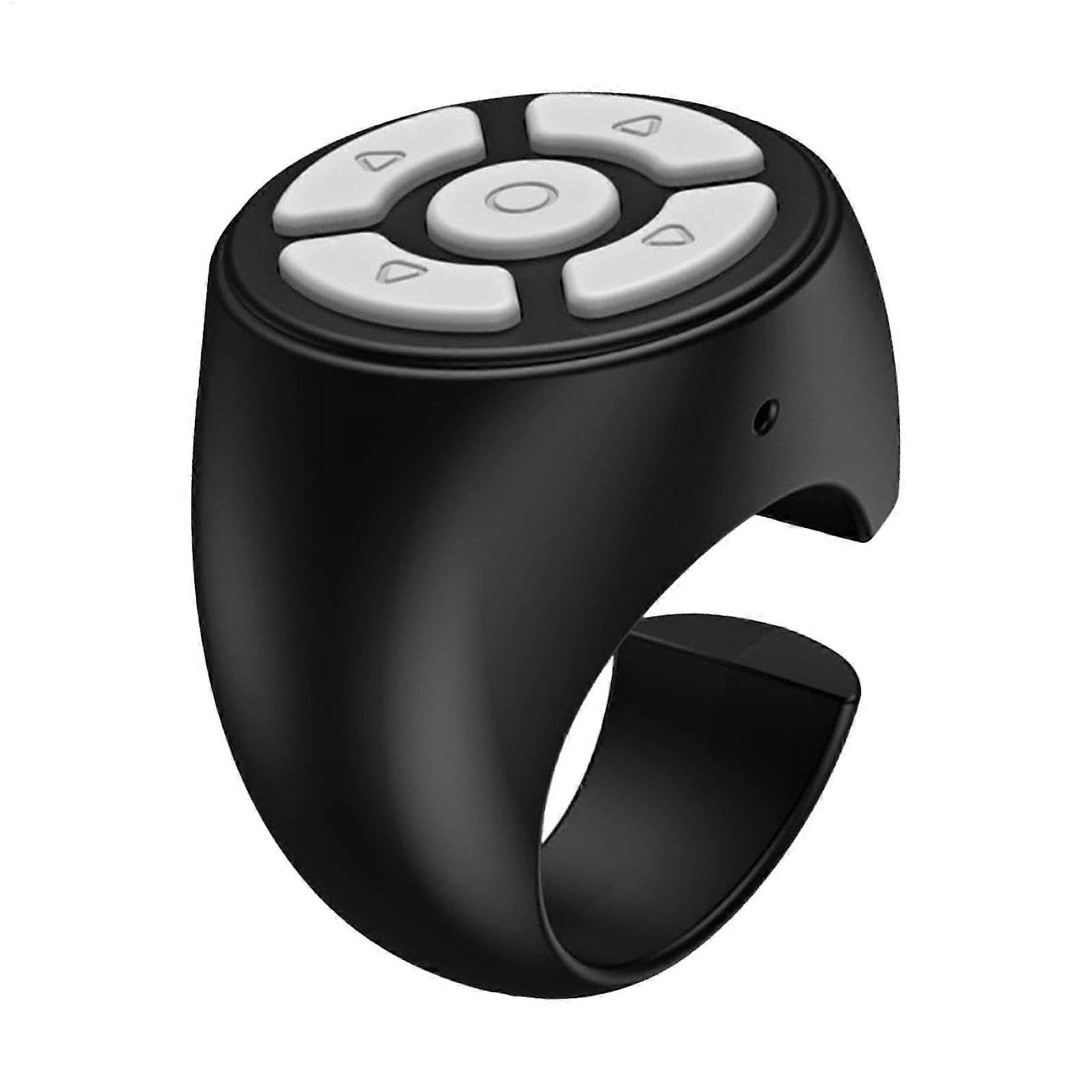 Wireless Remote Control Ring with Bluetooth for Smartphone Scrolling, Video Playback and Page Turning