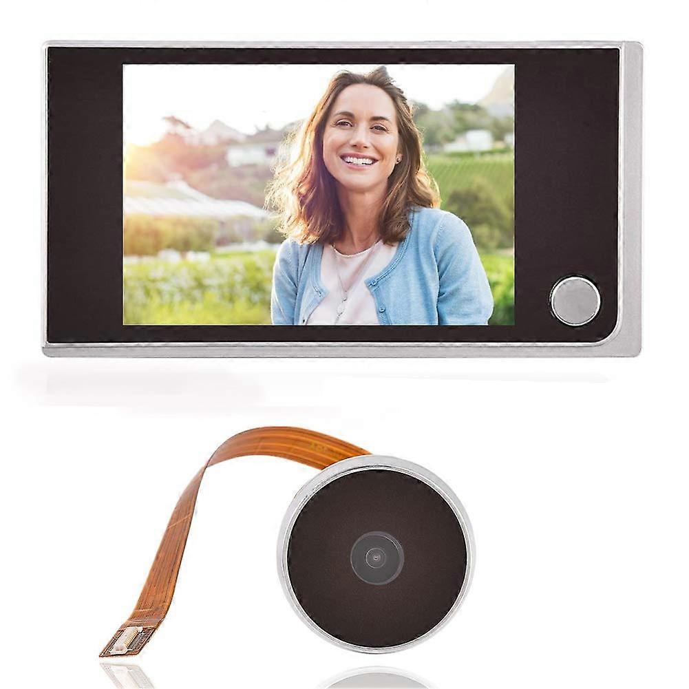 Digital Door Viewer 3.5' LCD Wide Angle 120° Peephole Camera for Home Security