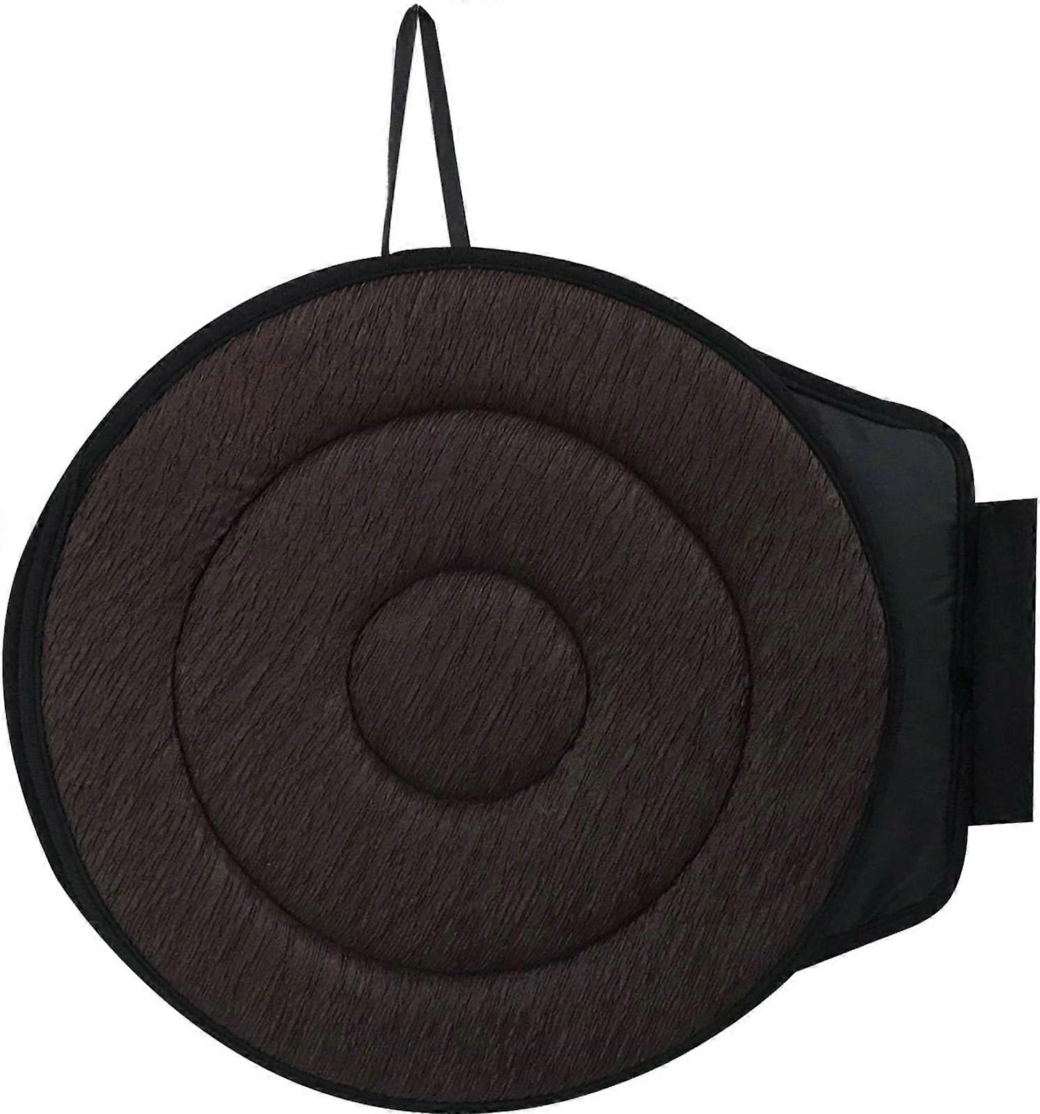 Swivel Car Seat Cushion 360 Degree Rotating Seat Pad with NonSlip Base and Lumbar Support for Drivers and Elderly (2)